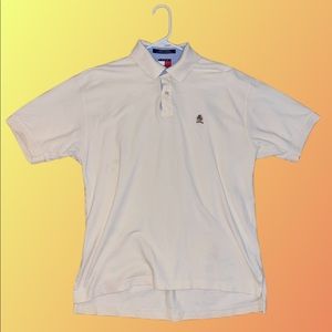 WHITE POLO SIZE L